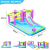Factory Direct Sales Inflatable Castle Outdoor Small Children's Water Spray Castle Pool Household Outdoor Small Household Castle