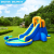 Factory Direct Sales Indoor and Outdoor Children's Inflatable Slide Single Slide Start Children's Small Water-Spraying Slide Inflatable Castle