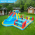 Factory Direct Sales Outdoor Inflatable Castle Slide Shooting Door Inflatable Toy Children's Naughty Fort Can Play Water Inflatable Slide