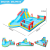 Factory Direct Sales Outdoor Inflatable Castle Slide Shooting Door Inflatable Toy Children's Naughty Fort Can Play Water Inflatable Slide