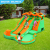 Factory Direct Sales Household Inflatable Castle Inflatable Toy Water Spray Trampoline Children's Indoor and Outdoor Small Naughty Castle Trampoline