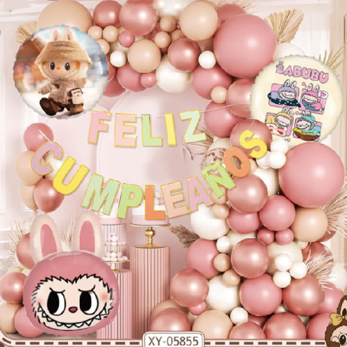 生日气球套装周岁主题派对背景墙场景布置装饰用品102345岁高级感