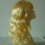 Monochrome Best Seller in Europe and America Chemical Fiber 120G Wavy Wig