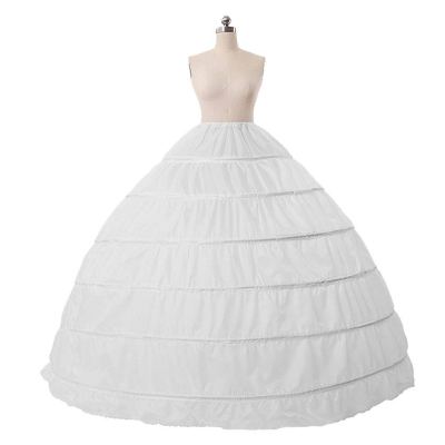 Six Steel plus Large Skirt Support Wedding Dress Tutu Skirt Performance Clothes without Yarn Slip Dress Factory Direct Supply