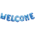 Welcome to Letter Balloon Set Welcome Aluminum Balloon Wedding Birthday Party Decoration
