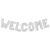 Welcome to Letter Balloon Set Welcome Aluminum Balloon Wedding Birthday Party Decoration