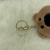 Ugly and Cute Persimmon Pepper Bear Plush Doll Keychain Slug Bear Bag Accessories Boutique Folding Machine Doll Pendant Supply