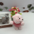 Lying Cherry Blossom Bear Plush Doll Keychain Pooh Bear Doll Ornaments Children Handbag Pendant Boutique Crane Machine