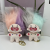 Best-Seller on Douyin New Two-Color Cotton Sister Plush Doll Keychain Trendy Doll Couple Bags Pendant