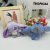 Purple Stitch Stitch Plush Doll Keychain Couple Bags Doll Pendant Car Key Ornament Tide