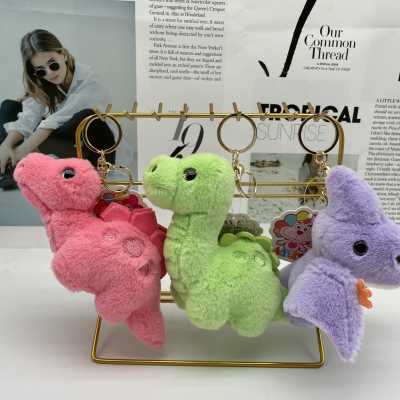 Foreign Trade Export Zhu Luoji Park Plush Doll Keychain Car Key Pendant Couple Bags Hanging Ornaments Supply
