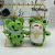 Cute Internet Celebrity Cute Frog Plush Doll Keychain Lele Frog Boutique Doll Ornaments Wedding Sprinkle Doll