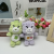 Rainbow Bear Plush Doll Keychain Children Schoolbag Pendant Couple Bags Ornaments Prize Claw Doll Wholesale