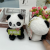 Cartoon Cute Panda Plush Doll Keychain Children Schoolbag Pendant Couple Bags Hanging Ornament Prize Claw Doll