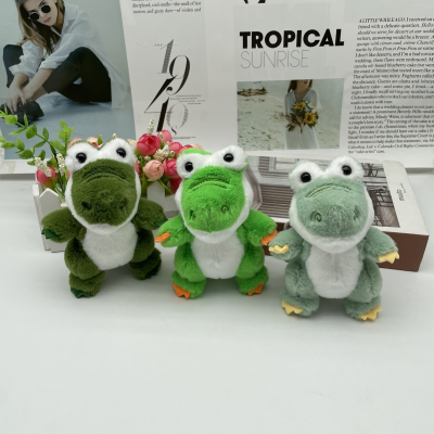Cute Crocodile Dinosaur Plush Doll Keychain Couple Bags Pendant Export Quality Prize Claw Doll