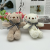Cute Bow Tie Bear Classic Style Bear Boutique Doll Pendant Wedding Sprinkle Doll Gift for Women Plush