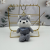 Fragrance Cute Husky Plush Doll Keychain Puppy Dog Car Key Pendant Bag Ornaments