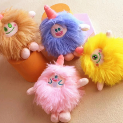Long Hair Monster Plush Doll Keychain Wedding Sprinkle Doll Boutique Gift Gift Prize Claw Doll Supply