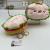 New Hamburger Coin Purse Plush Doll Keychain Pendant Wedding Sprinkle Doll Gift Supply