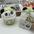 Cute Cartoon Matcha Panda Plush Doll Keychain Panda Pendant Bag Ornaments Boutique Clip Doll Machine Doll