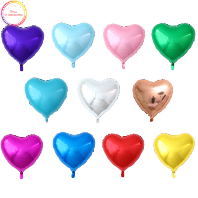 Cross-Border Hot Selling Factory Direct Sales 24” Heart Shape Helium Balloon Wedding Birthday Decoration Foil Balloon