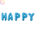 Cross-Border Hot Selling Factory Direct Sales 16-Inch Happy 30Days Full Moon Letter Party Decoration Foil Balloon