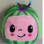 Plush Toy Customized Animated Super Baby JoJo Watermelon Backpack
