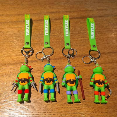 Key Chain PVC Ninja Turtle Customization