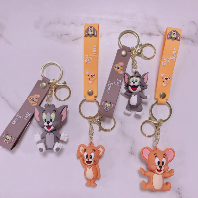 Key Chain PVC Customized Cat and Mouse Series Customization