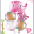 Hefeng Baby Full-Year Decoration Children's Balloon Decoration Party Decoration Scene Set Cartoon Birthday