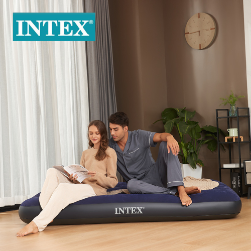 intex 64759 outdoor camping flocking line pull air bed inflatable mattress foreign trade vehicle-mounted inflatable bed