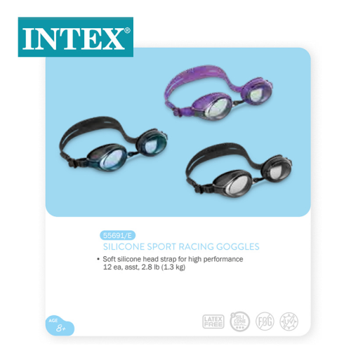 intex55691 professional racing swimming goggles seaside diving mask eye protection swimming goggles swimming product wholesale