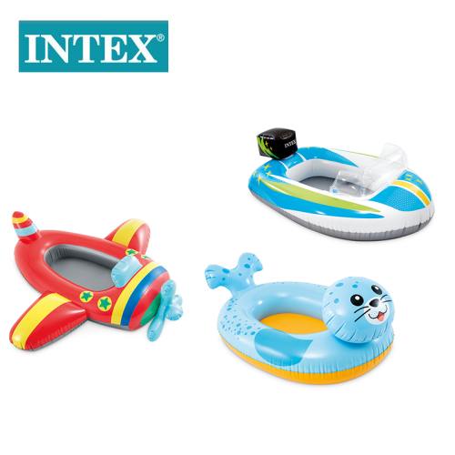 intex59380 cruiser float creative cartoon children‘s inflatable toy boat swimming pool water wholesale