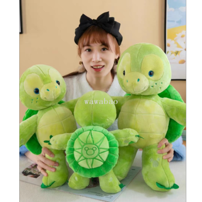 Cute Olu Little Turtle Plush Toy Snowman Hat Aole Mira Doll