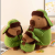 Army Coat Khaki Pull Plush Toy Army Coat Capybara Doll