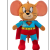 Plush Toy Superman Jerry Mouse Superman Talking Tom Cat Plush Doll