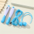 Transparent Suction Card Packaging Yi Color TV Sub-Counting Dual-Use Steel Wire Jump Rope Indoor Outdoor Fitness Exercise Skipping Rope