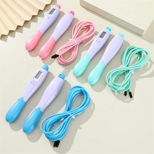 transparent suction card packaging yi color tv sub-counting dual-use steel wire jump rope indoor outdoor fitness exercise skipping rope