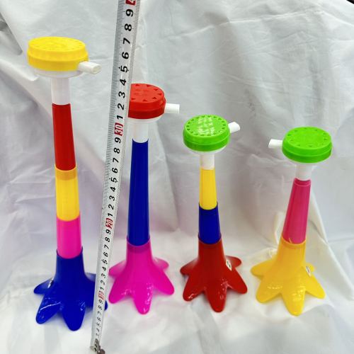 big four-section horn lace plastic retractable small horn children‘s plastic speaker competition cheering props kuaizu