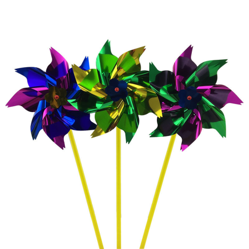 Wholesale small windmills, colorful sequins, diy toys windmills