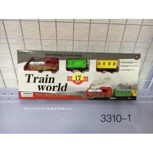 Electric Track Train Carriage Locomotive Small Track Children‘s Toy Gift