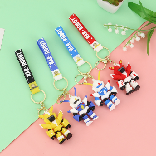 迷你机甲战士包包挂件卡通钥匙链汽车挂饰公仔手办挂件礼品礼物