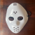 White Jason Mask Halloween New Fredi War All White Luminous Pure White Jason Horror Funny Mask