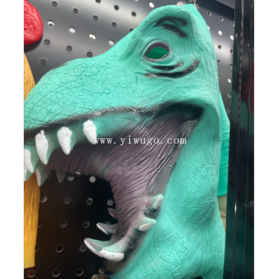 Jurassic World Dinosaur Mask Cartoon Tyrannosaurus Rex Headgear Godzilla Latex Mask Cosplay Halloween