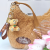 Colorful Resin Teddy Bear Keychain Bag Pendant Decoration Bear Doll Keychains Gradient Gradient Cartoon Pendant