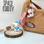 Cute Hello KT Kitty Keychain 3D Doll Resin Pink Keychain Kitty Girl Bag Pendant Cartoon Keychain