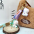 Cute resin unicorn keychain Delicate girl's bag pendant couple car key chain pendant