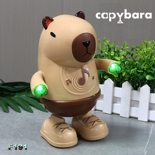 卡皮巴拉玩具现货 电动跳舞卡皮巴拉 capybara 玩具水豚JUGUETE