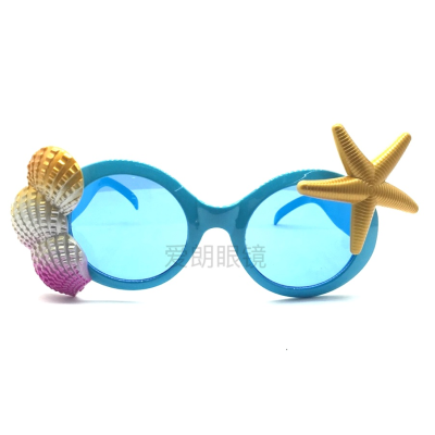 Hawaiian Series Tropical Shells Glasses Holiday Party Beach Carnival Party Prom Glasses Glasses