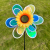New Double-Layer Colorful SUNFLOWER Big Windmill Color Film Color Changing Children's Toys Outdoor Scenic Spot Building Floor Outlet Decoration